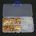 thumbnail image 4 of Gold Wire Cable Connector, Terminal, Lightweight 180Pcs For Scooter Car Auto Truck 180Pcs Terminal Connector Set, 4 of 8