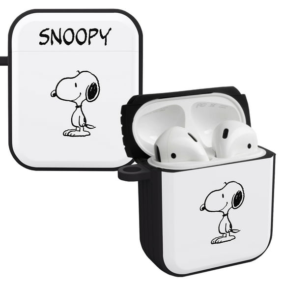 Peanuts Classic HDX Case Cover Compatible with Apple AirPods Gen 1 & 2 (Snoopy) by Affinity Bands