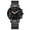 Black shell black, variant on Luminous waterproof quartz men's watch