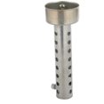 thumbnail image 3 of Silenciador de escape plateado, deflector de silenciador Db 48 mm x 140 mm, 3 of 5