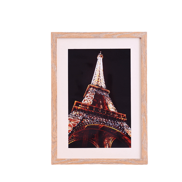 Large Size Wooden Photo Frame, Framed Picture Frame Table, 4K8K Wall Puzzle Frame, Photo Frame Wall Gallery-QIUPING