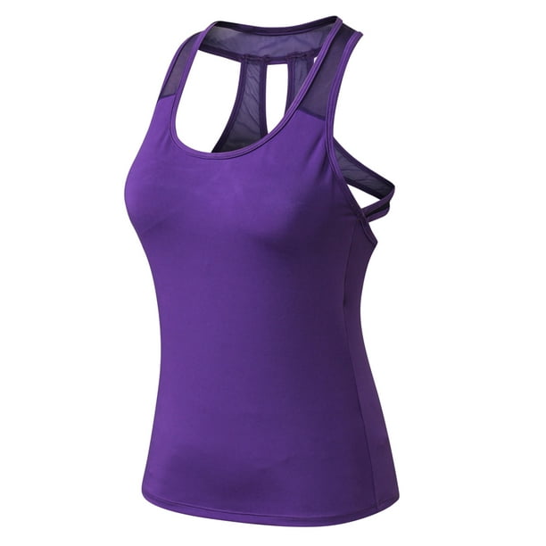 Rationalisering beskytte Surrey S-XXL Plus Size Women Yoga Tops Activewear Tank Top Racerback Vest Tank Tee  Sleeveless Shirts Compression Sports for Gym Jogging Running Long Workout  Fitness - Walmart.com