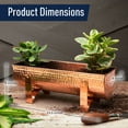 thumbnail image 6 of Kings County Tools 23.5” Indoor/Outdoor Copper Window Planter Box, 6 of 6
