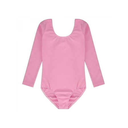 - Long Sleeve Girls Ballet cloth Dancewear Gymnastics Bodysuit Leotard RllYE