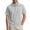 White, variant on IWRICH Men's Corduroy Knit Polo Shirts Short Sleeve Casual Textured T Shirt Summer Ribbed Collared Shirts White XL