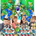 thumbnail image 5 of Zelda Party Supplies Birthday Balloons Plates Decoration Cake Topper Decor Tableware Banner Backdrop, 5 of 7
