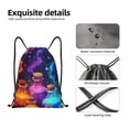 thumbnail image 4 of Daiia Colorful Potion Bottles Magic Pattern Drawstring Backpack, Gym Bag, Lightweight Backpack, Water-Resistant Bag Travel Sports Backpack, Fitness Bag, Yoga Bag-Medium, 4 of 6