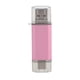 thumbnail image 2 of Ccdes dispositivo de almacenamiento de datos portátil U Disk 3 en 1 Aleación de aluminio HighSpeed Rose Gold USB3.0 Flash Disk para teléfonos móviles Computadoras (32GB Cable No se aplica, 2 of 5