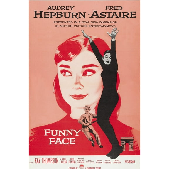 Funny Face Audrey Hepburn Fred Astaire 1957 Poster Art Movie Poster Masterprint (11 x 17)