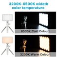 thumbnail image 4 of VIJIM Lighting Kit with VL-120 LED Video Light and MT-08 Extensible Mini Tripod, White, 4 of 36