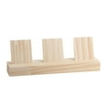 thumbnail image 3 of Expositor de pendientes de madera con ranuras para exhibiciones en el hogar. 1 ranura pequeña, 3 of 5