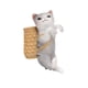 thumbnail image 4 of Decoración colgante para gatos, animales, macetero, bonitos accesorios, acuario compacto gato gris, 4 of 9