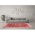 thumbnail image 3 of Ahgly Company Indoor Rectangle Abstract Red Modern Area Rugs, 2' x 4', 3 of 4