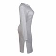 thumbnail image 4 of Vestido George Talla G Escote Redondo Gris, 4 of 4