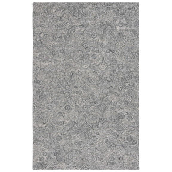 SAFAVIEH Metro Lindsay Medallion Area Rug, Grey, 8' x 10'