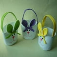 thumbnail image 1 of 3pcs Totalizador de Conejo de regalo Bolsa de Pascua de Conejito de Fiesta Macarena Bolsas de huevos de Pascua, 1 of 8