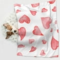 thumbnail image 6 of Naloa Pink Hearts Dog Blanket, 3 Sizes Cat Blanket for Indoor Cats Large Medium Small Dog Gifts-Medium, 6 of 8