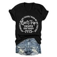 thumbnail image 4 of GEWSEY Girls Trip T Shirts for Women 2025 Funny Travel V Neck Tshirt Short Sleeve Tees Tops Soft Cotton T-Shirts (Black, XL), 4 of 4