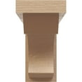 thumbnail image 2 of 4"W x 12"D x 8"H Classic Emerson Rough Cedar Woodgrain TimberThane Corbel, Primed Tan, 2 of 6