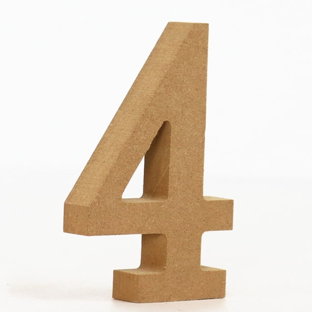 Xihbxyly Letras Numéricas de Madera, Alfabeto de Madera Personalizado, Madera Natural, Decoración para El Hogar, Oficina, Boda, 26 Letras Az, Tamaño 10 X 10 X 1,5 Cm, 1 Juego