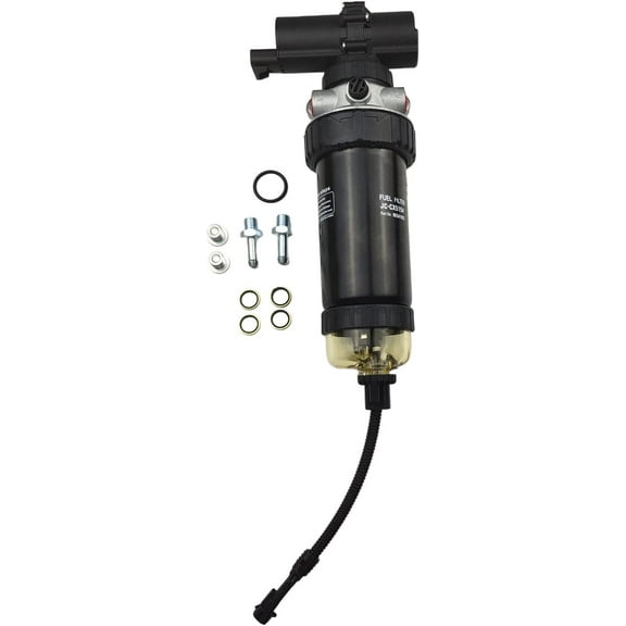 Seapple 12V Fuel Filter Assembly with Fuel Pump RE530385 RE559944 Compatible with John Deere Tractors 1470 3800 540H 548H 640H 640G 648H 648HTJ RE569926