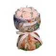 thumbnail image 3 of Ramo de flores artificiales de ganchillo, ramo tejido, regalo de cumpleaños, decoración del hogar retro Blanco, 3 of 9
