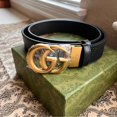 thumbnail image 3 of Gu-cci Reversible Double G Leather Belt 105, 3 of 5