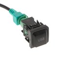 thumbnail image 4 of LOVIVER Car USB AUX Switch Socket Wiring Harness Cable Adapter Audio Video Input Cable, 4 of 8