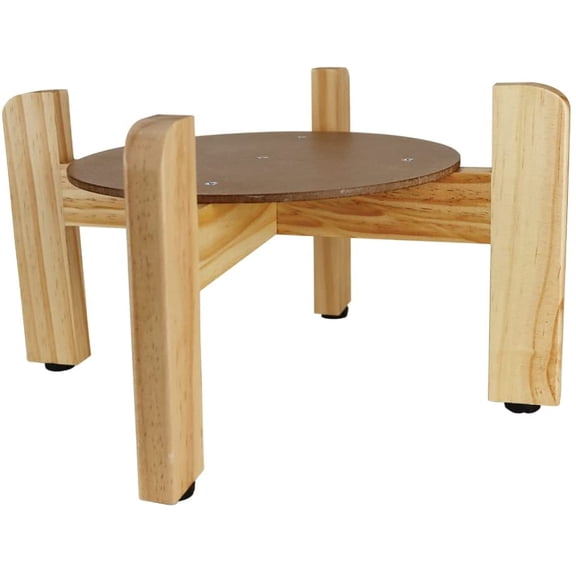 Natural Wood Water Dispenser Counter Stand, Finish, Easy Assembly with Included Hardware, 7 inch Hght