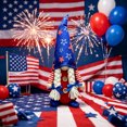 thumbnail image 5 of 4th of July Patriotic Gnomes Decorations - Handmade Gnomes American Stars&Stripes Memorial Day Gift - Fourth of July Independence Day Table Ornament, 5 of 5