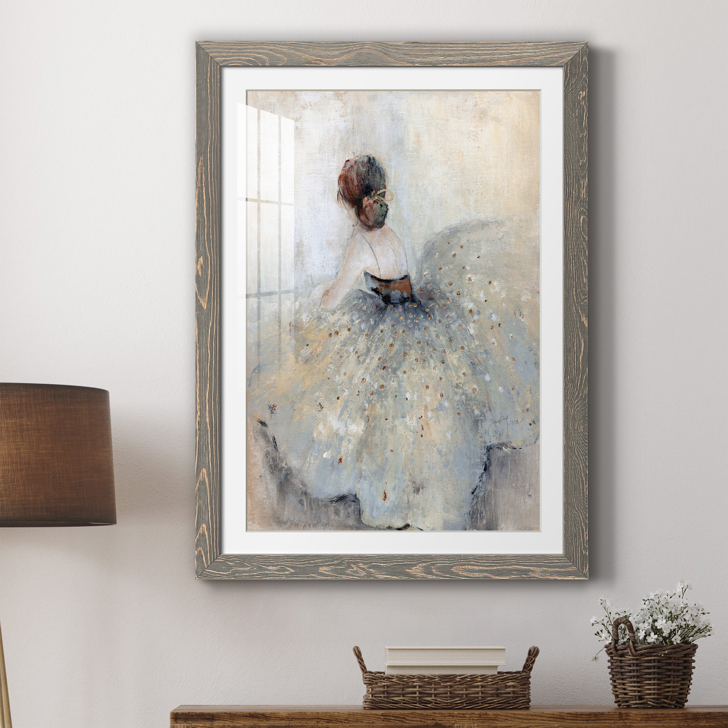 Sunday Best Hen - Premium Framed Print - Distressed Barnwood Frame - Ready to Hang