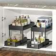 thumbnail image 2 of Organizadores debajo del fregadero con manijas de fácil acceso, cajón deslizante reforzado para un funcionamiento suave, soluciones de almacenamiento multiusos para cocinas, baños, lavanderías y, 2 of 6