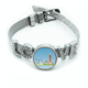 thumbnail image 1 of Omsk Rusia símbolo nacional patrón Pulsera pulsera pulsera de cristal amor pulsera ajustable, 1 of 2