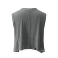 thumbnail image 5 of Fnooota Women's Tank Tops, Athletic Loose Fit Sleeveless Yoga Summer Shirts Gray Size M, 5 of 9