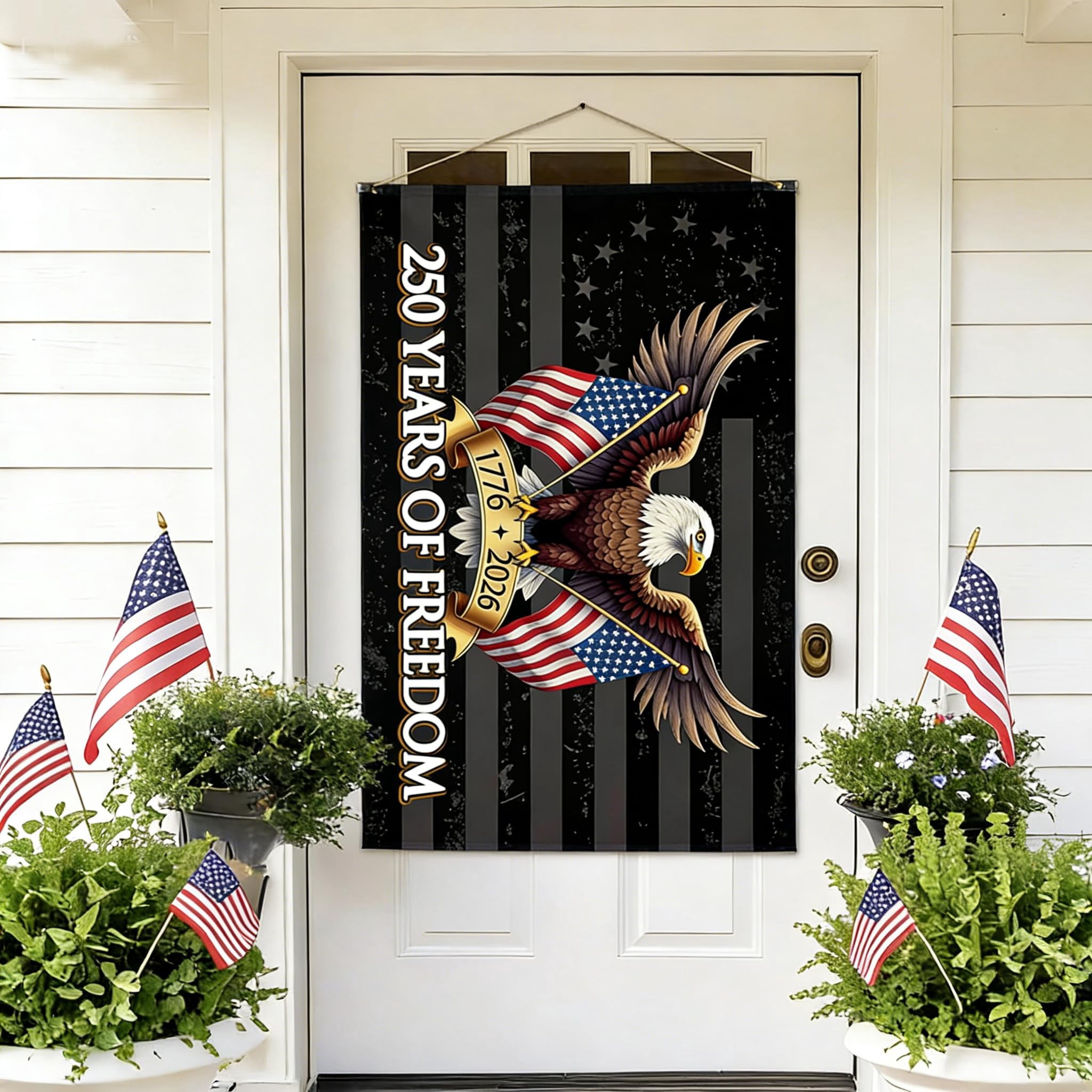 250 Year American Anniversary Flag 250th Anniversary Usa Flag Patriotic 4th of July Independence Day 1776-2026 Yard Flags For Outside 3x5 Ft Outdoor Banner Decorations