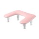 thumbnail image 2 of Reposamanos para manicura con altura ajustable en forma de U, almohada para brazo y muñeca para manicura Rosa, 2 of 9