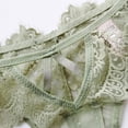 thumbnail image 2 of Xucatan Women's Low Rise Mesh Floral Embroidered Thong Panties, Sheer See Through Ladies Underwear, Stretchy Hip Lifting Elastic Briefs, Breathable Feminine Panties, with Cropped Design Gift, 2 of 8