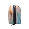 thumbnail image 4 of BZSMCE Makeup and Cosmetic Bag Women Simple Flowers with Raindrops Pattern Square Cosmetic Bag, 4 of 6