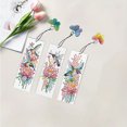 thumbnail image 3 of Pintura Diamantes Bookmark 3pcs FLEAR BIRDE 5D DIY CON PENDENTES, 3 of 9