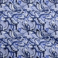 thumbnail image 1 of oneOone Cotton Jersey Blue Fabric Abstract Dress Material Fabric Print Fabric By The Yard 58 Inch Wide, 1 of 4