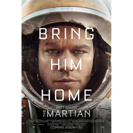 Pop Culture Graphics MOVGB03545 The Martian Movie Poster, 27 x