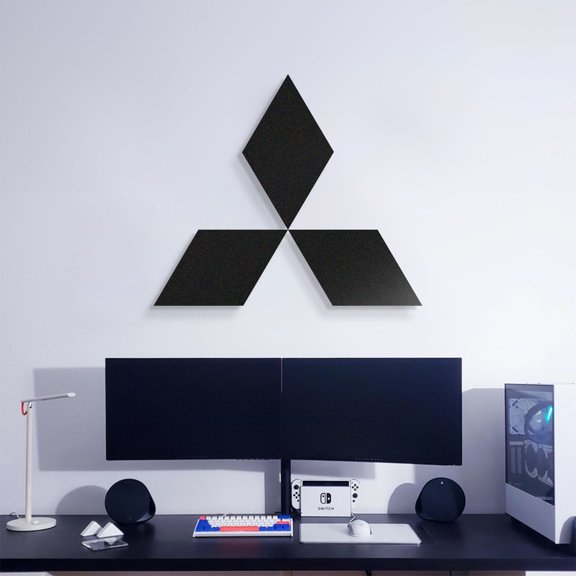 LaModaHome Mitsubishi Metal Car Emblem