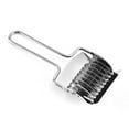 thumbnail image 4 of Stainless Steel Noodle Lattice Roller Dough Cutter Pasta Marker Kitchen Gadget, 4 of 6