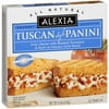 All Natural Alexia: Gourmet Quality Tuscan Style Four Cheese Panini, 6 oz