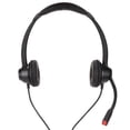 thumbnail image 4 of Auriculares binaurales con cable de 2,5 mm para empresas, con micrófono HD, para centros de llamadas y telemarketing., 4 of 14