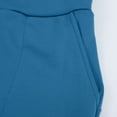thumbnail image 5 of Gibobby Monos de Moda Mujer Soid Summer Button Lace Up Manga corta Light Rip Straight Mono Chaleco Pantalones largos(Azul， S), 5 of 5