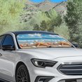 thumbnail image 3 of Jeiento Starfish Sea Sunshade Visor 2 PCS Car Windshield Sun Shade Easy Installation Foldable Automotive Interior Accessories for Sun Protection Sun Shade for UV Protection, 3 of 7