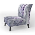 thumbnail image 3 of Designart « Dreaming of Violet Ferns II » Fauteuil d'Appoint Rembourré à Fougères Violettes - Fauteuil Moderne pour Chambre, 3 of 7