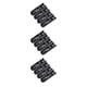 thumbnail image 4 of Wosthever Accesorio de guitarra Diseño único Pieza de repuesto resistente Puentes resistentes al desgaste Sillines Niños Principiantes Negro 4 unids/set Type1 NO1 Wosthever CBP440849, 4 of 6
