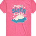 thumbnail image 2 of Pokémon - Snorlax Nap All Day Sleep All Night - Toddler And Youth Short Sleeve Graphic T-Shirt, 2 of 4